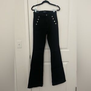Ramy Brook Black Pants with button detail